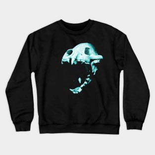 Predator Skull Turquoise Crewneck Sweatshirt
